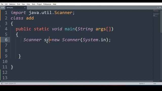 Add Two numbers with Scanner class in Java смотреть онлайн