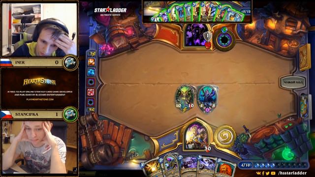 Iner vs StanCifka, StarLadder Hearthstone Ultimate Series смотреть онлайн