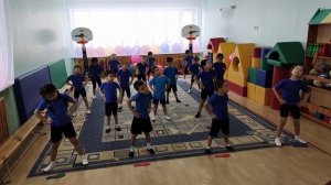 Зарядка для детей, Сина и Ло. Зарядка в детском саду