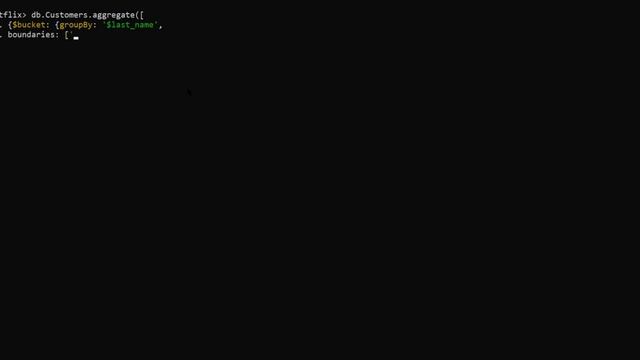 Using the $bucket filter in MongoDB смотреть онлайн