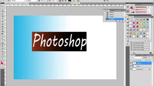 photoshop tutorial basic layer style.mp4 смотреть онлайн