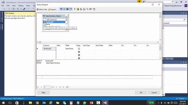 Reporting Services (SSRS) in 120 mins: P4 - My First SSRS Report (Wizard Based) смотреть онлайн