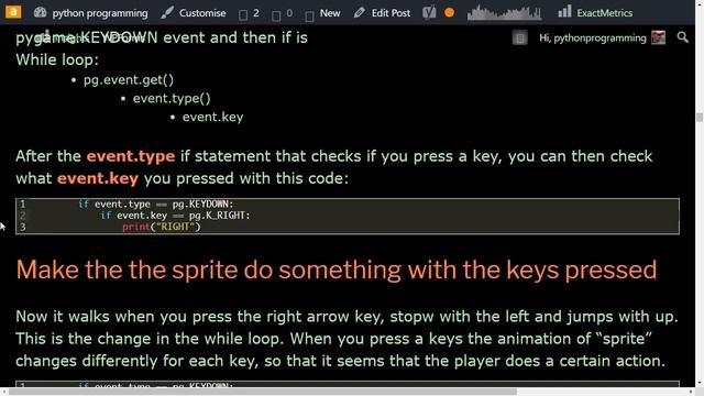 Pygame sprite from 0 to jump - part 1 смотреть онлайн