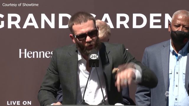 HEATED! Canelo Alvarez & Caleb Plant trade punches at pre-fight press conference 😡 смотреть онлайн