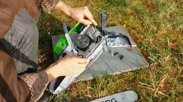 Обзор бензопилы RedVerg RD-GC50-16 смотреть онлайн