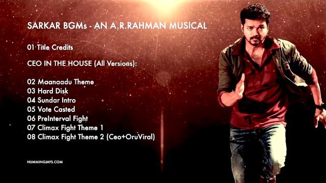 Sarkar BGM's full movie - AN A.R.RAHMAN MUSICAL смотреть онлайн