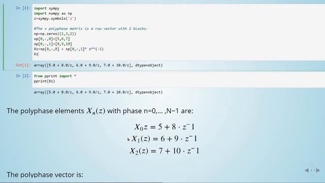 Multirate Signal Processing: 11 DCT and Polyphase Representation - 04 Polyphase Python Example смотреть онлайн