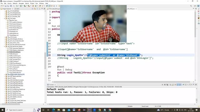 Advanced xpaths Part1 - Selenium Sudhakar 9294052778 смотреть онлайн