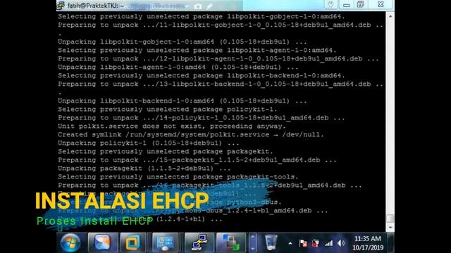 Instalasi EHCP Server Debian 9 смотреть онлайн