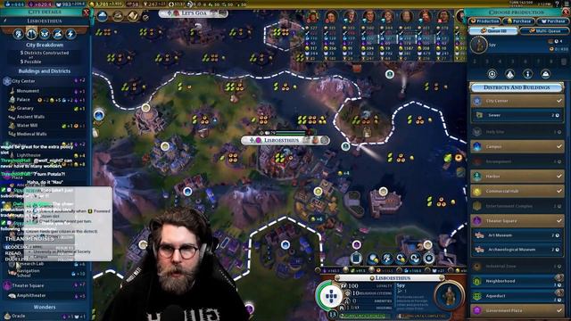DEITY Portugal is INSANE With 9000 Gold Per Turn - Sub 200 Culture Victory - Civ 6 Portugal Pt 2 смотреть онлайн
