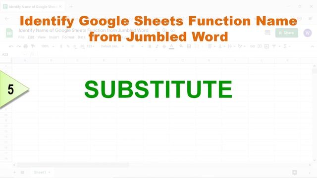 Google Sheets Function Name Jumble | Play Word Game and Learn | Info Snippets on 10 Functions смотреть онлайн