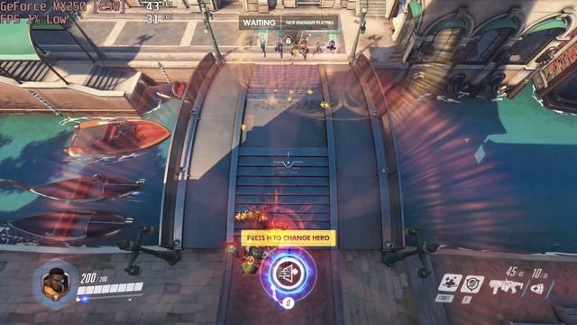 ? NVIDIA GeForce MX250 (25W) - Overwatch gameplay benchmarks (1080p) смотреть онлайн