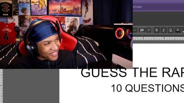 Guess the mystery rapper, but it's me vs my twitch chat смотреть онлайн
