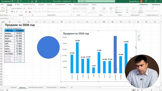 Хитрости работы с графиками / Как улучшить график в Excel? смотреть онлайн