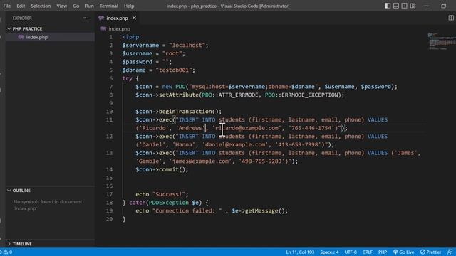 51. Inserting Data | PHP Tutorial | Basic to Advanced | PHP 8.2 смотреть онлайн
