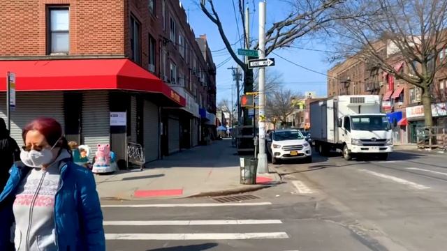 Прогулка по китайскому району в Бруклине, Нью Йорк | Русские рестораны и китайские супермаркеты смотреть онлайн