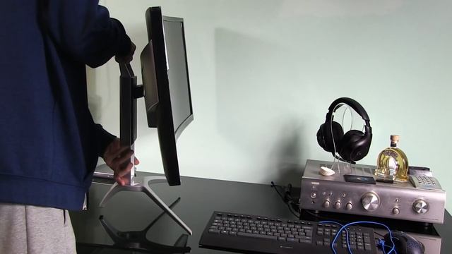 AOC AGON AG352QCX gaming monitor unboxing and setup смотреть онлайн