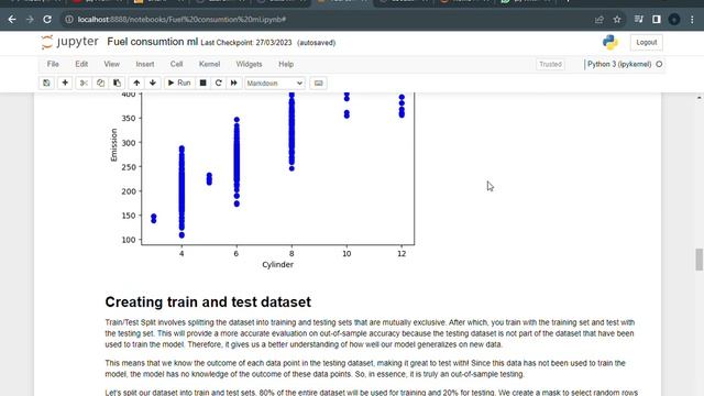 Fuel consumption with PYTHON | machine learning | Jupyter Notebook | open source project смотреть онлайн