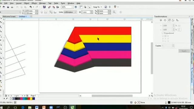Tutorial pembuatan infografis Piramida mengunakan Corel draw latihan 5 смотреть онлайн