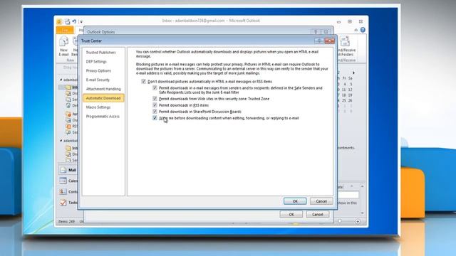 Microsoft® Outlook 2010: Add Digital Signature to all outgoing messages смотреть онлайн