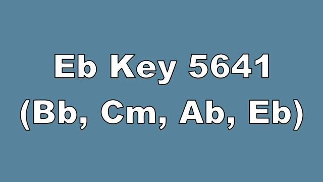 Eb Key 5641 Bb, Cm, Ab, Eb смотреть онлайн