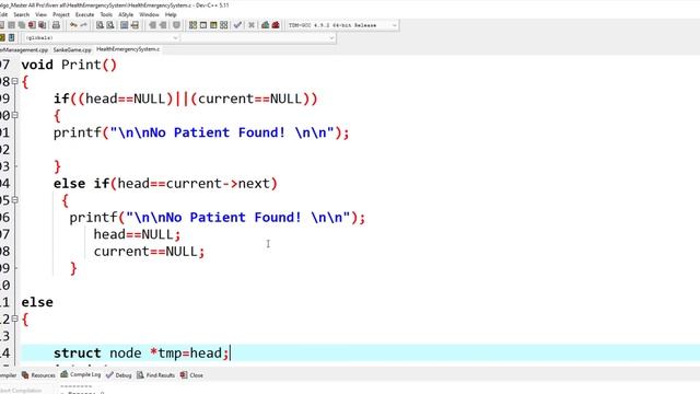 Health Emergency System using priority Queue and liked list data structure in C programming. смотреть онлайн