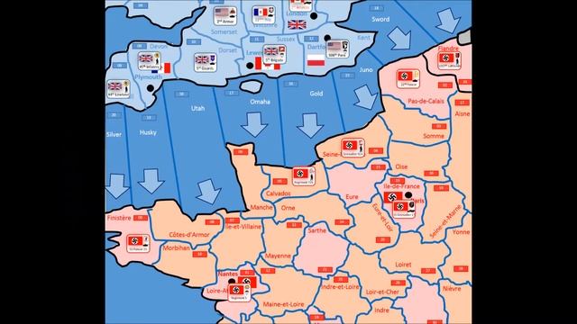 Strategic solo campaign with Steel Division Normandy '44 смотреть онлайн