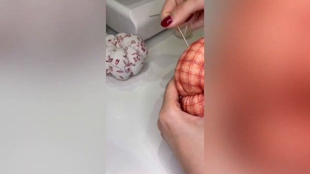 25. МК Текстильная тыква своими руками. смотреть онлайн