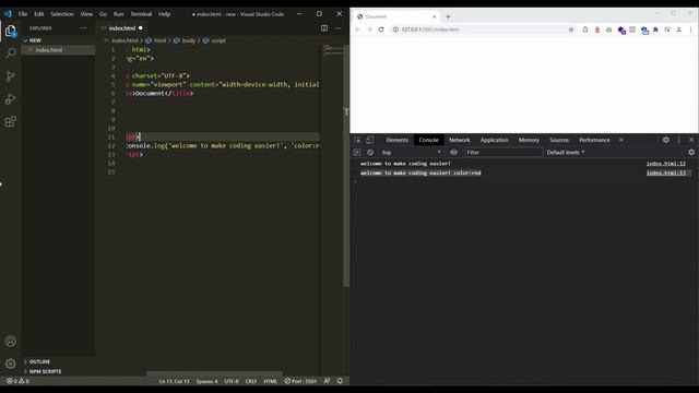 how to customize console log text in javaScript | part-1 смотреть онлайн