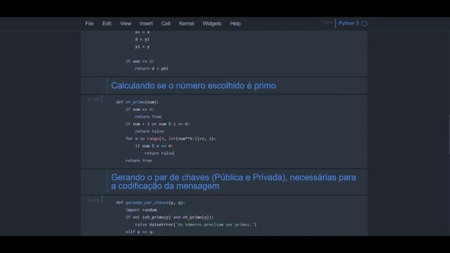 Implementação RSA - Python смотреть онлайн