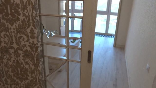 Раздвижная межкомнатная перегородка из профиля "Двар" смотреть онлайн