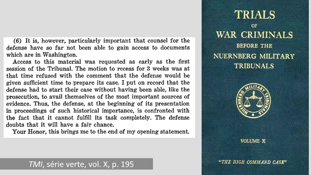 Cette Histoire, Forgée En 1945, Qu'il Faut Rectifier
