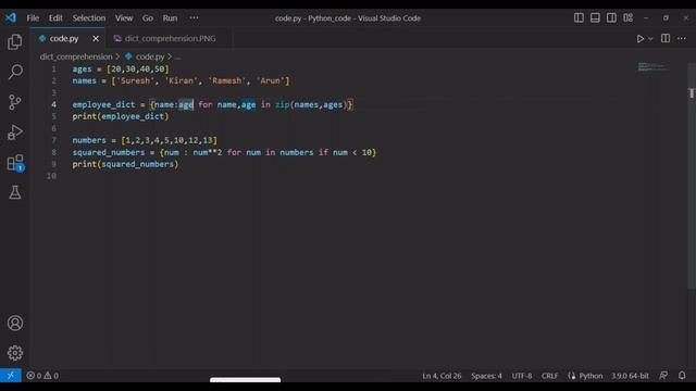 Python Interview questions - what is dictionary comprehension смотреть онлайн