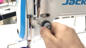 Как исправить волнистый шов на промышленной прямострочке Jack F4.Магазин швейный городок.