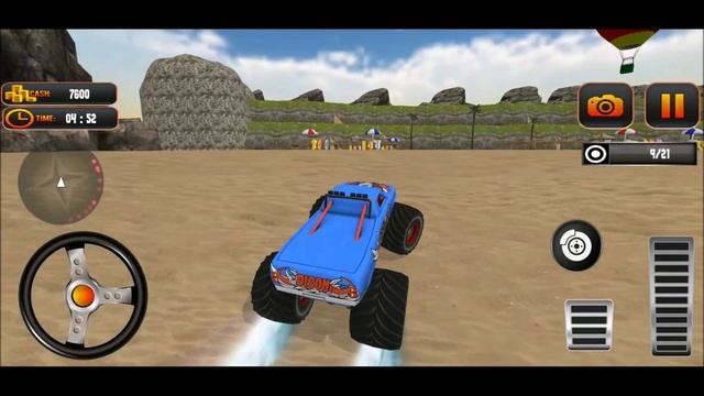 Monster Truck Water Stunt Challenge Game - Racing Games - Monster Truck Driving 3D смотреть онлайн
