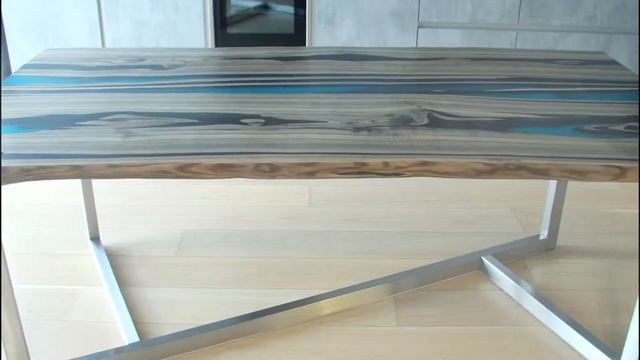 Стол из мореного дуба. смотреть онлайн