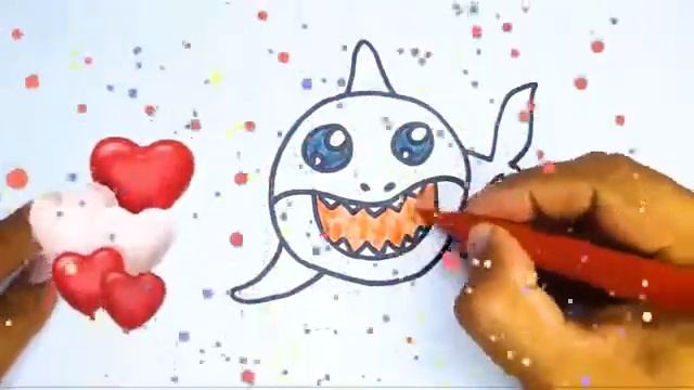 Болалар учун акула чизамиз Как нарисовать акулу смотреть онлайн