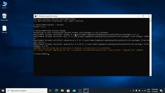 Install Python and Pip on Windows and add them to path смотреть онлайн