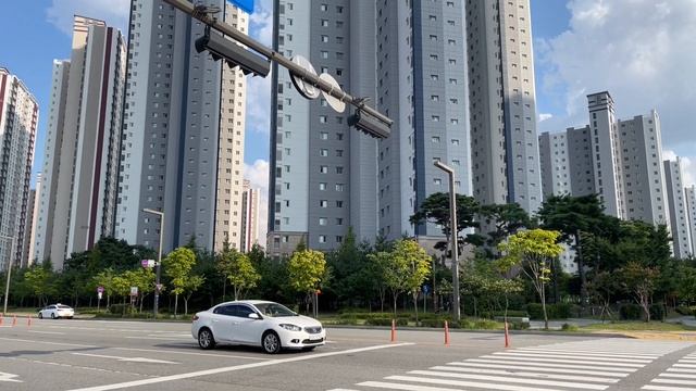 Dongtan, South Korea [4K Walking] One Of The Newest Cities In South Korea - Cloudy Day - Summer