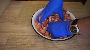 Домашняя колбаса из свинины и куриной грудки