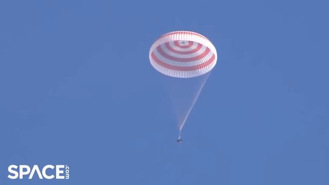 Touchdown! Leaky Soyuz MS-22 spacecraft lands in Kazakhstan смотреть онлайн