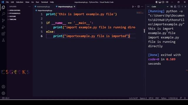 Python 3 Class#31:-- Why we use (__name__=='__main__') in Python смотреть онлайн