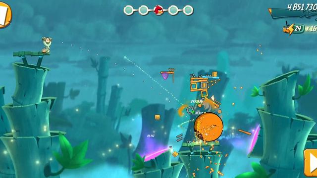 Angry Birds 2 level 142 смотреть онлайн