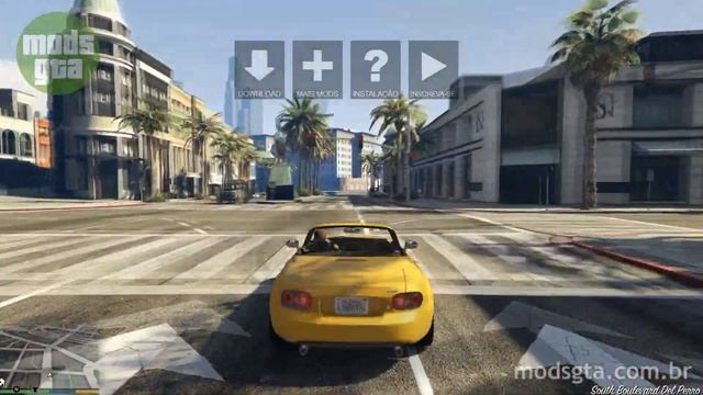 Mazda MX 5 Roadster Coupe Series III 2007 para GTA V смотреть онлайн
