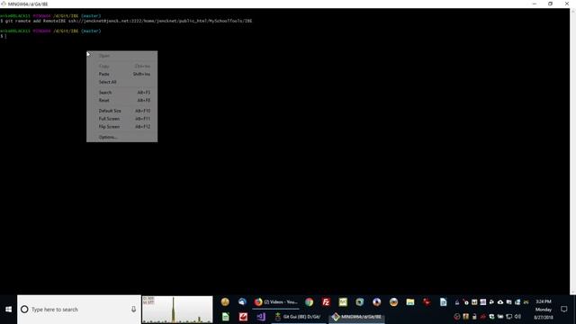 Git for Windows - Set Remote Location смотреть онлайн