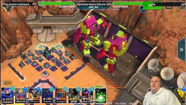 SCORPONOK AND FORT MAX first look Transformers Earth Wars смотреть онлайн