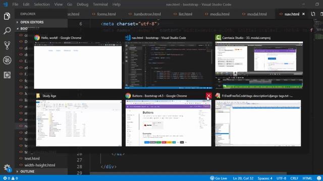 #34. Navs | Bootstrap смотреть онлайн