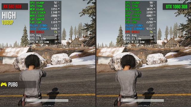 GTX 1060 3GB vs RX 580 8GB tested in 5 games . смотреть онлайн