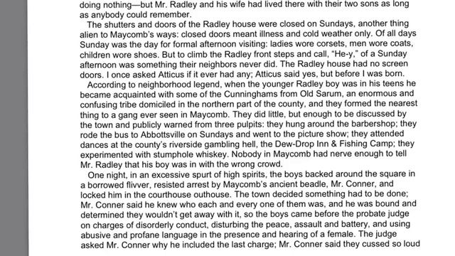 To Kill a Mockingbird Chapters 1 and 2 Notes смотреть онлайн