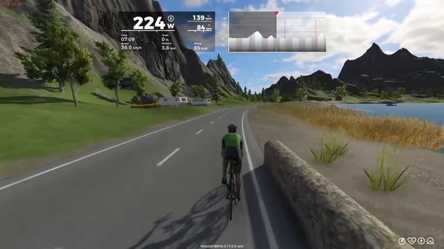 VirtuGO - Pulseville Free Ride (7.7km - 3 Sprints) смотреть онлайн